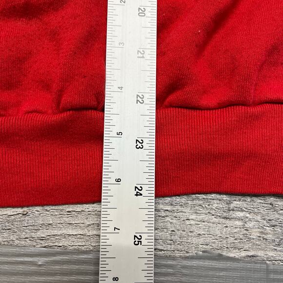 Vintage 90s Hard Rock Cafe Los Angeles Red Mens Small Crewneck Sweatshirt USA‎ - Picture 8 of 10